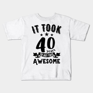 Vintage 1982, it took 40 years to get this awesome Kids T-Shirt